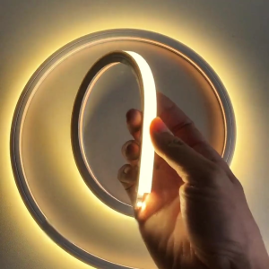 แถบไฟนีออน LED ยืดหยุ่น 220V แสงอุ่น⚡ | ไฟตกแต่งบ้าน/ไฟส่องสว่าง กันน้ำ IP65 ทนทานไม่แตกหัก