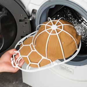 1pc Washing machine hat cages baseball cap laundry bags flat hat cleaners hat holders and protectors