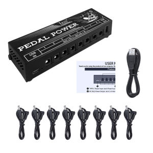 IRIN | IRIN PW-3 Guitar Effect Pedal Power Supply 8 Isolated DC 9V 300mA Outputs Type-C Input with Independent Short Circuit Protection