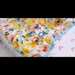 ผ้าห่มเด็ก ผ้าห่ม ผ้าห่มใยไหม รุ่นบาง ใช้ได้ทุกฤดูกาล ผ้านุ่มห่มสบาย ผ้านวมเด็ก ผ้าห่มลายการ์ตูน ผ้าห่มผ้าฝ้าย