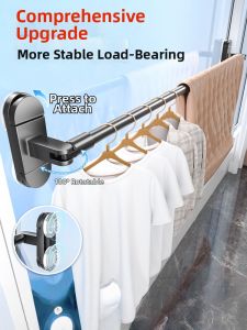 RORK | Extendable No-Drill Suction Clothes Drying Rod