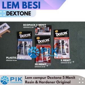 Lem Besi Dextone 5 Menit 48 Gram Original | Lem Epoxy Steel Filled Heavy Duty