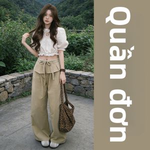 NIUVIES | Bộ Đồ Hè Đẹp 1 Áo và Quần Ống Rộng