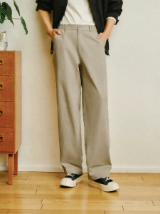 Semir | Straight Loose Retro Style Trousers