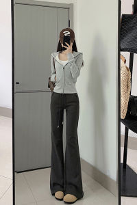 Quần Dài Thể Thao Cạp Thấp Có Dây Rút Cho Nữ Quần Dài Ống Loe Quần Dài Thường Ngày Quần Dài Đến Sàn Quần Dài Thể Thao