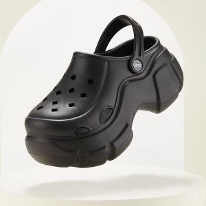 EVA Thick Bottom Clog Shoes Womens Summer Outdoor Beach Sandals Increased Head Covered Outdoor Sandals Ladies Slip-On Shoes