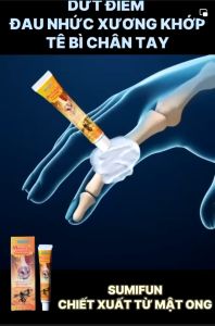 Gel chuyên nghiệp ong cổ và lưng vai nọc ong huyết thanh hiệu quả & bền lâu/Tê bì