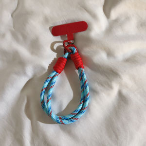 Trendy Handmade Woven Nylon Lanyard for Mobile Phone Case Creative Versatile Pendant Apple Huawei Xiaomi OPPO/VIVO Handheld Anti-Loss Anti-Fall Convenient Hand Ring