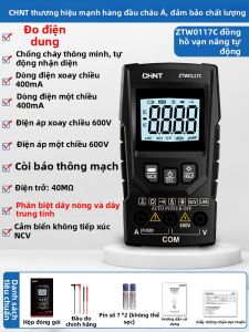 CHNT | Đồng Hồ Đo Điện Tử Chính Xác Cao Phát Tin Nhắc Tự Động