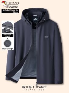 TUCANO | Spring Autumn Business Casual Mens Jacket Detachable Hood