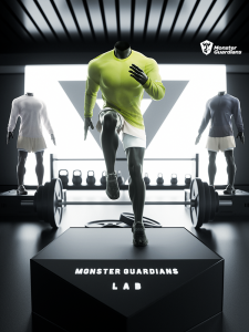 Monster Guardians | Áo Thun Dài Tay Nam Thoáng Khí Hút Mồ Hôi