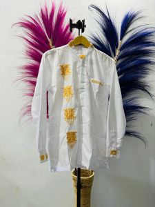 Baju koko bordir motif pintu Aceh