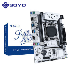 SOYO World Premiere X99 เมนบอร์ดเกมมิ่ง ชิปเซ็ต C612 รองรับ LGA2011-3 แรมแบบ Dual Channel DDR4 NVME PCIE3.0 SATA3.0 สำหรับคอมพิวเตอร์ตั้งโต๊ะ