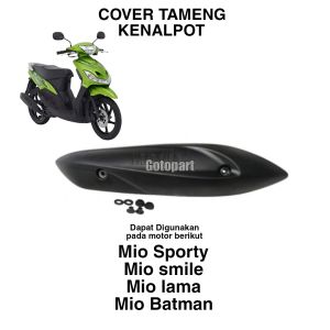 cover tameng kenalpot Mio sporty Mio smile Mio Batman MIO Lamapelindung tutup knalpot mio