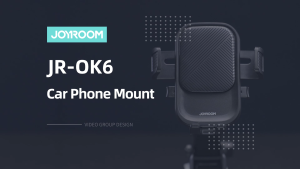 JOYROOM OK6 Car Phone Holder Dashboard Windscreen Easy Operation 360 Rotation Portrait & Landscape Viewing
