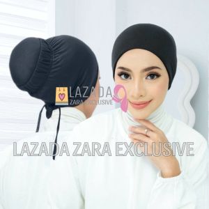 Inner Sanggul Cotton Tali TieBack Black Edition