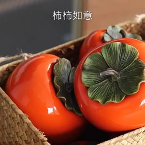  YYBAIO | Dụng Cụ Trà Sứ Quả Đào May Mắn