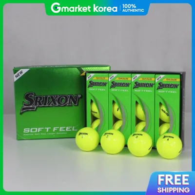 Srixon | Srixon Soft Feel 12-Count Yellow Golf Balls Gift Ta3602773