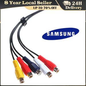 ❤️【Same Day Delivery】 Adapter Cable for Samsung LED LCD TV BN3901154W BN39-01154W New 1pc 20cm 3.5mm 2.5mm To 5RCA Audio Video AV Component 306A-Sumsung-TV-AV-Cable