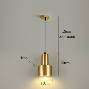 Simple and Fashionable Single Chandelier Bedroom Bedside Restaurant Long Line Light Corridor Store Card Seat Decorative Light