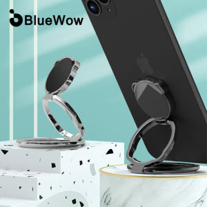 Phone Ring Holder Finger Kickstand Rotation Metal Cell Phone Ring Grip Foldable Cellphone Stand for Magnetic Car Hold