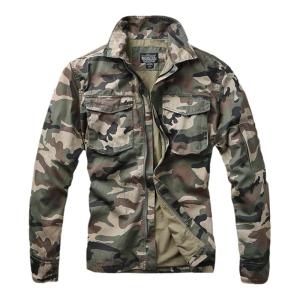 YUANZOU | Áo Khoác Camo Size Lớn Ôm Sát
