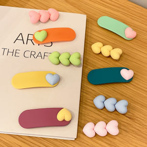 NING ZHOU | Cute Duckbill Side Fringe Organizer Barrettes New Arrival