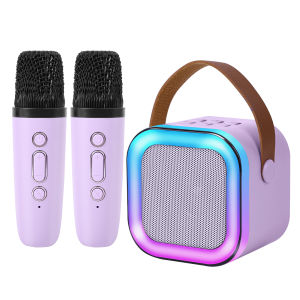    เครื่องคาราโอเกะ INEYES รุ่นใหม่ K12 ลำโพงบลูทูธพกพา พร้อมไมโครโฟนไร้สาย 2 ตัว ลำโพงร้องเพลงสำหรับครอบครัว ของขวัญสำหรับเด็ก