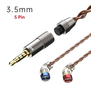 CVJ VS400 HiFi IEM Cáp Nâng Cấp 4 Nhân 400 Dây Đồng OFC Cắm Mô Đun 2.5mm 3.5mm 4.4mm Cáp Tai Nghe Chất Lượng Cao