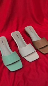 Sandal SHL01 Wanita - Sandal Wanita Kokop Hak Tahu Heels 3 cm Simple