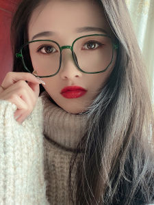 น้ําหนักเบาเป็นพิเศษป้องกันความเมื่อยล้า ทันสมัย แว่นอ่านหนังสือสําหรับสุภาพสตรีความละเอียดสูงกรอบใหญ่ < Ne2> Old-meets-แว่นสายตาใหม่