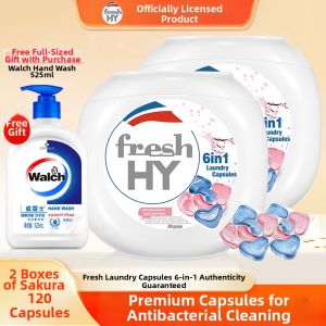 Walch | 6-in-1 10x Clean Fragrance Lasting Anti-Bacterial and Anti-Mite Laundry Pods