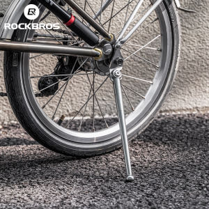 ROCKBROS Folding Bicycle Kickstand Ultralight Foot Support 16inch Folding Bike Kickstand Parking Stand Footrest Bike Accessories