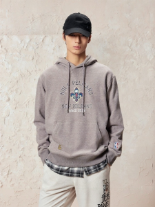 Jack Jones | NBA Collaboration Adjustable Drawstring Hoodie With Aged Long Sleeve