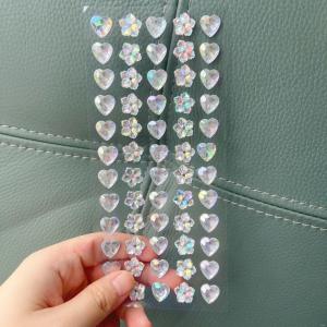 DISCO BEAR | Heart-shaped Colorful Gem Sticker