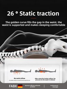 FABX | Lumbar Support Cushion For Back Pain Heat Therapy