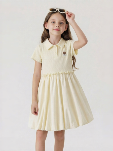 Marc&Janie | Girls Summer Polo Flower-Bud Dress