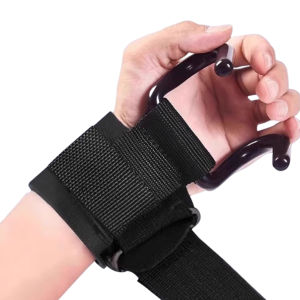 GotGo 1 ชิ้น ตะขอมือยกบาร์ข้อมือ แถบแนวนอน อุปกรณ์กีฬา การฝึกความแข็งแรง Sports accessories