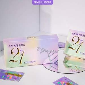 โปรแรง🔥SERUM 21 DAYS SEYOUL เซรั่ม เอสเซนส์21 ลดเลือนฝ้า จุดด่างดำ เติมความชุ่มชื่น ช่วยให้ผิวกระจ่างใส สุขภาพดี เข้ากับทุกสภาพผิว