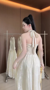 Set thiết kế công sở nữ đồ tiểu thư đi tiệc áo gile Mango phối chân váy Ren hoa hai lớp dáng dài xoè thanh lịch