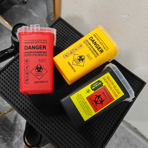 Hộp Đựng Rác Chuyên Dụng Cho Salon Tóc Hộp Đựng Dao Kéo Hộp Đựng Kim Loại Hộp Đựng Vật Sắc Nhọn Hộp Đựng Rác Hộp Đựng Đồ Dùng Cá Nhân