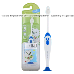 Bàn chải đánh răng Midkid lông chải mềm mại phù hợp cho bé từ 1 tuổi giao màu ngẫu nhiên