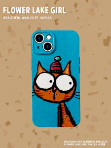 Cute Cat Philin Phone Case Creative Anti-Fall Protection for  Huawei Android Phones Soft Redmi Note13 pro Hard OPPO A58