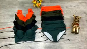 Bikini Nữ Hai Mảnh Đồ Bơi Cạp Cao Nhiều Màu Freesize Bin Sports BHV037