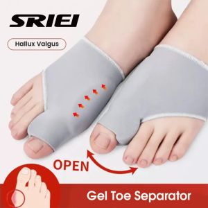 SRIEI 1Pair Toe Bunion Corrector For Toe Separator Gel Pad Bunion Cushion Sleeve