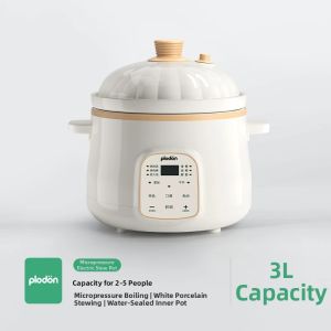 PLODON | Baby Rice Oil Cooking Soup & Porridge Making Electric Stewing Pot