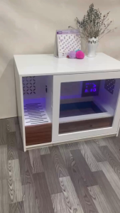 CVS02 - ROYAL CAT [NHÀ VỆ SINH CAO CẤP CHO MÈO RÁP SẴN] NGĂN MÙI CHỐNG VĂNG CÁT ĐÈN UV DIỆT KHUẨN