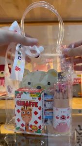 4-in-1 Birthday Goodie Bag Graduation Student Reward Gift Set Party Pack Beg Cenderahati Pek Parti Doorgift For Birthday Kids school alat tulis set