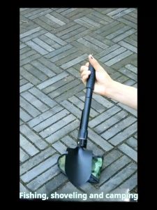 [Loveme 258]Outdoor Multifunctional Folding Shovel Field Tactical Shovel Vehicle Emergency Fishing Gardening Shovel Pick 多功能可折叠工兵铲