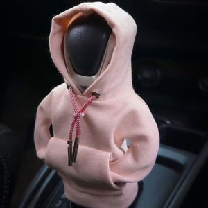 Cute Personality Car Shift Lever Cover Protective Sleeve Mens Style 3D Printed Winter Gear Shift Knob Cover Automobile Accessories